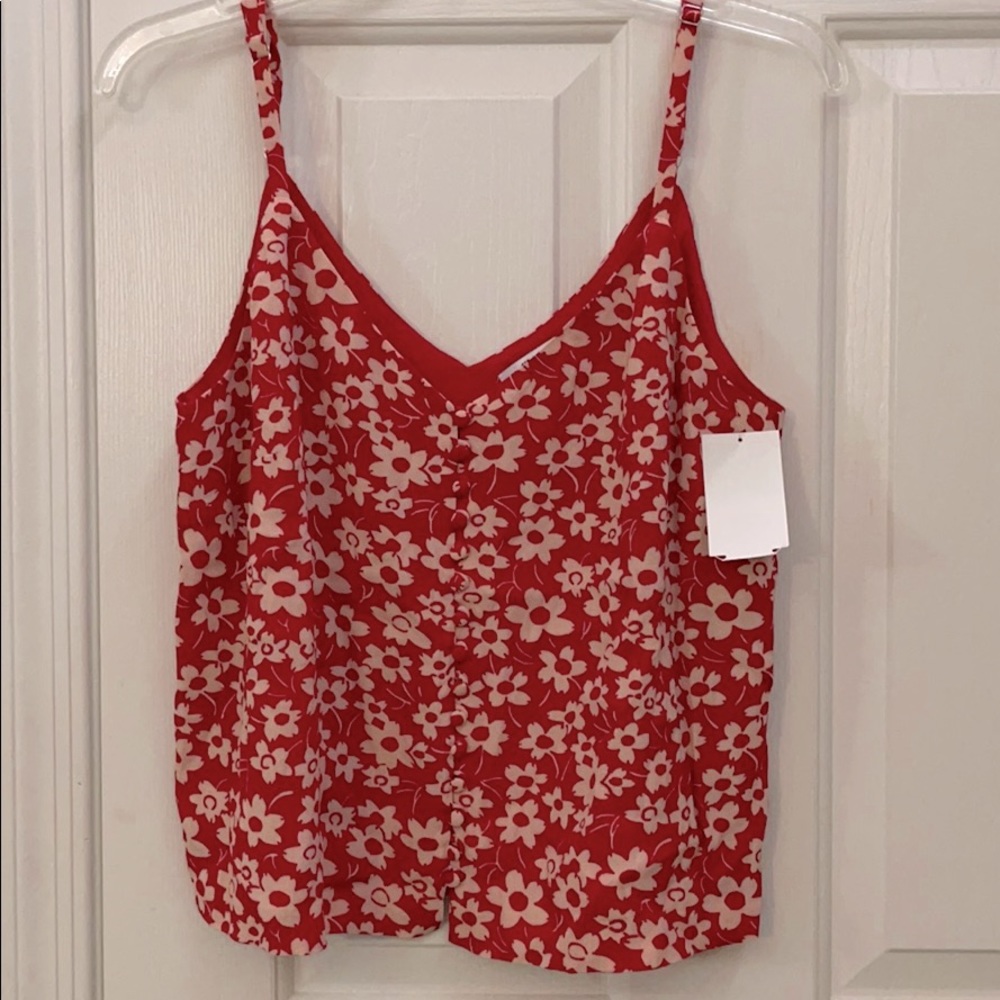 Madewell Cropped Floral Tank